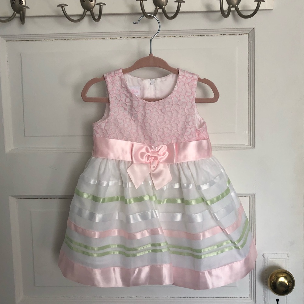 EUC Pastel Easter Dress 12M